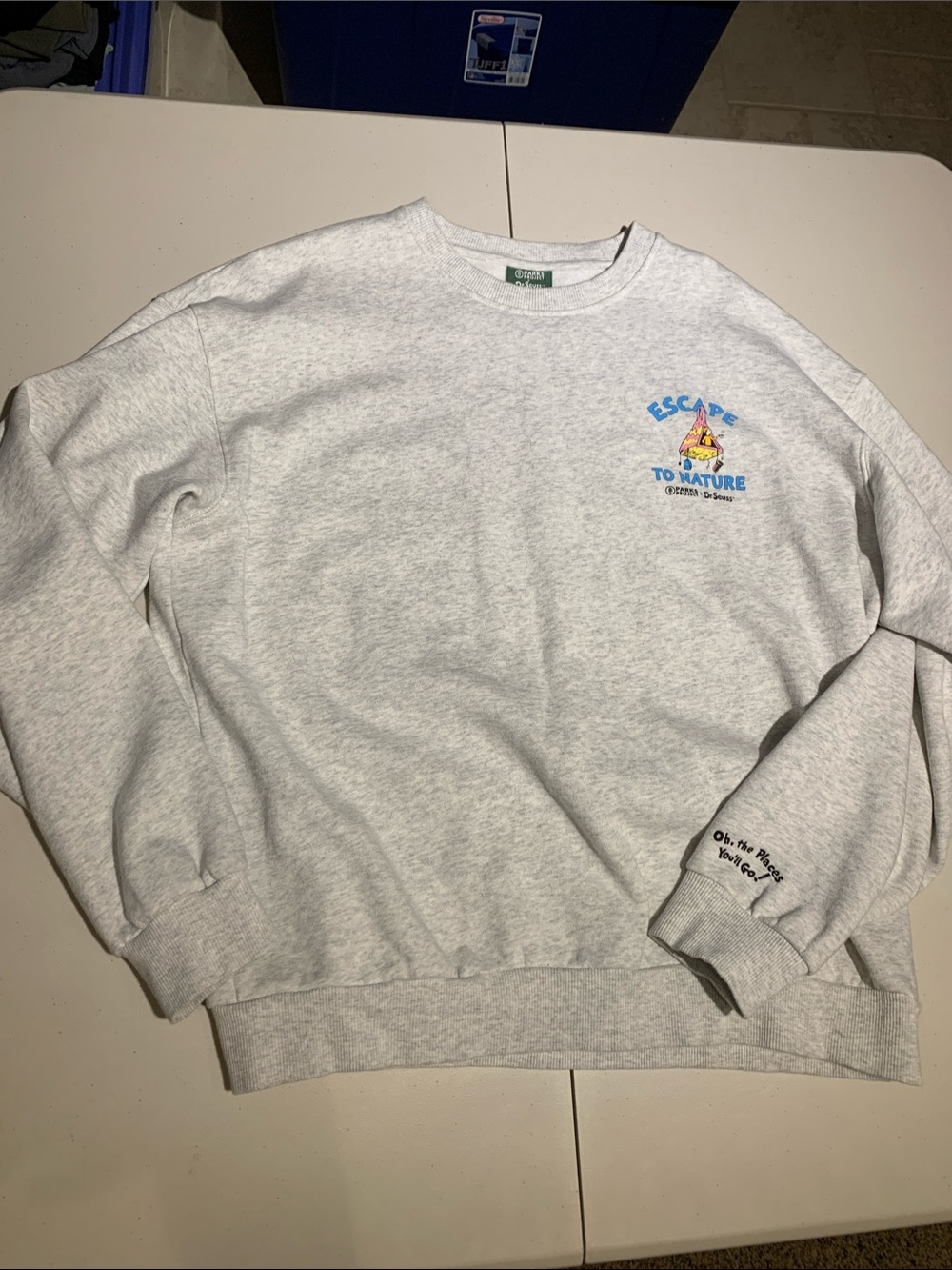 Parks Project Escape to Nature Crewneck Sweatshirt - Light Gray